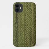 Samoan Tapa Hawaiian Faux Surfboard Case-Mate iPhone Case (Achterkant)