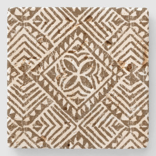 Samoan Tapa Hawaiian Tiki Stone Coaters Stenen Onderzetter