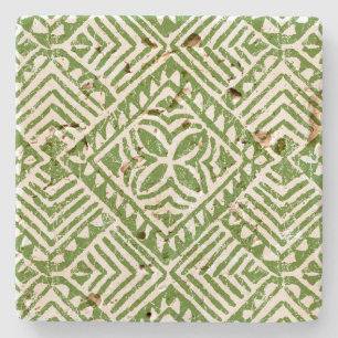 Samoan Tapa Hawaiian Tiki Stone Coaters Stenen Onderzetter