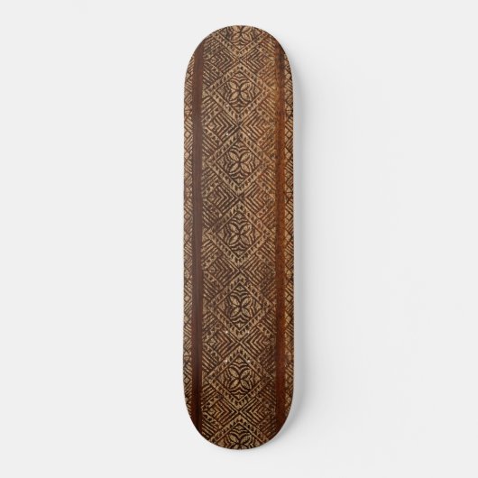Samoan Tapa Surf Skateboard (Voorkant)