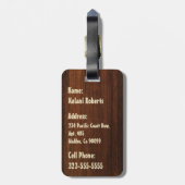 Samoan Tapa SurfboardBagagelabels Bagagelabel (Achterkant verticaal)