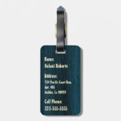 Samoan Tapa SurfboardBagagelabels Bagagelabel (Achterkant verticaal)