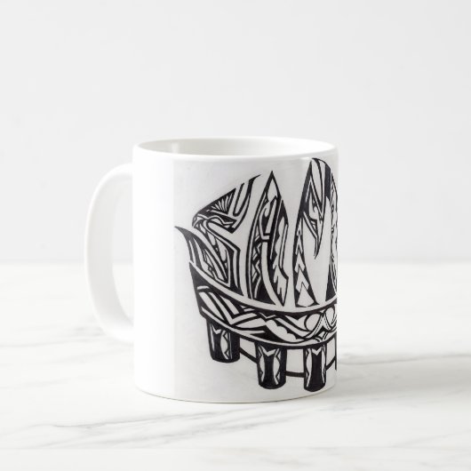 Samoan Tribal Design mok (Voorkant links)