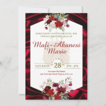 Samoan Tuiga 21e uitnodiging