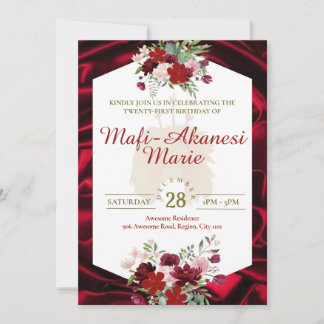 Samoan Tuiga 21e uitnodiging