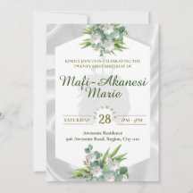 Samoan Tuiga 21e uitnodiging