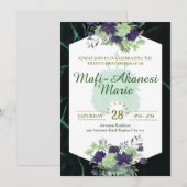 Samoan Tuiga 21e uitnodiging (Voorkant / Achterkant)