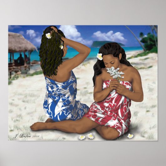 Samoana Beauty Poster (Voorkant)