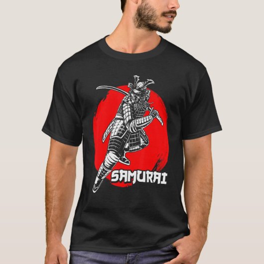 Samoerai Japans Bloedvlek Katana Zwaard Aziatisch  T-shirt (Voorkant)