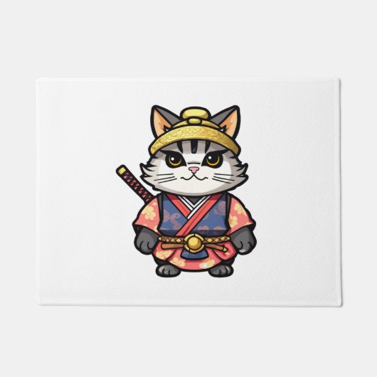 Samoerai kat #13 deurmat (Voorkant)