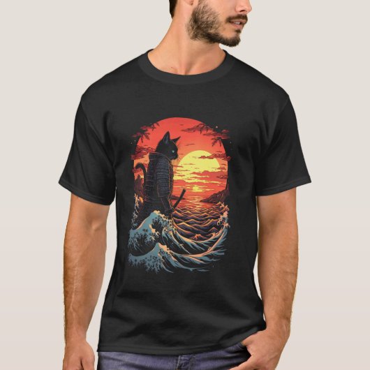 Samoerai Kat T-shirt (Voorkant)