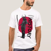  samoerai rood rijzende zon Inspiring Graphic T-shirt (Voorkant)