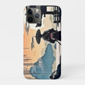 Samoerai Sunset: een reflectieve reis Case-Mate iPhone Case (Achterkant)
