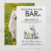 Samojed Bar Menu (Voorkant / Achterkant)