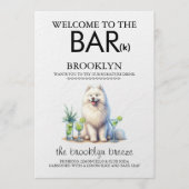 Samojed Bar Menu (Voorkant)