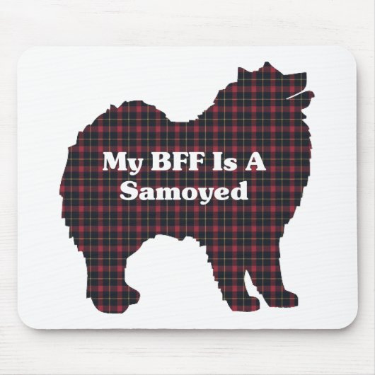 Samojed BFF-cadeaus Muismat (Voorkant)