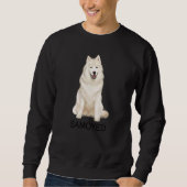 Samojed Dolle Hond Trui (Voorkant)