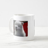Samojed hond koffiemok (Voorkant links)