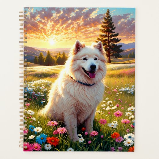 Samojed hond   planner (Voorkant)