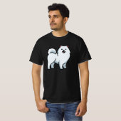 Samojed hond t-shirt (Voorkant volledig)