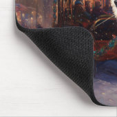 Samojed Kerst Feestelijke Periode Muismat (Hoek)