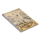 Samojed, oud erfgoed hond notitieboek (Rechterzijde)
