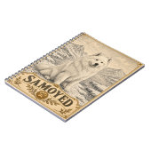 Samojed, oud erfgoed hond notitieboek (Linkerzijde)
