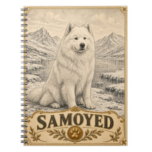 Samojed, oud erfgoed hond notitieboek