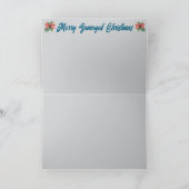 Samojeden en Sneeuwman Kaart (Binnen)