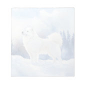 Samojeed - 5,5 inch x 6 inch Notitieblok (Voorkant)