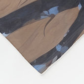 Samojeed hardlopen in de sneeuw met kerst Pet Fleece Deken (Hoek)