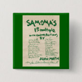 SAMOMA Multiple Vierkante Button 5,1 Cm (Voorkant)