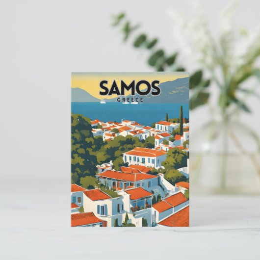 Samos Briefkaart (Staand voorkant)