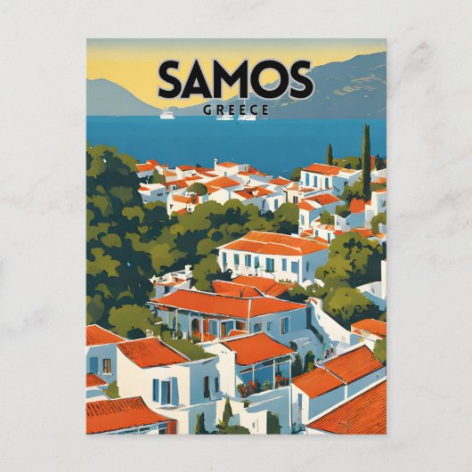 Samos Briefkaart (Voorkant)