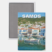 Samos Griekenland Reizen Magneet (Voorkant / Achterkant)