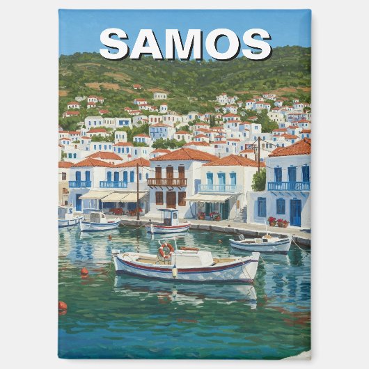 Samos Griekenland Reizen Magneet (Voorkant)