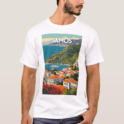 Samos Griekenland T-shirt (Voorkant)