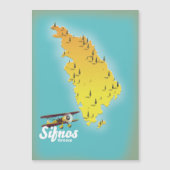 Samos Grieks eiland kaart (Voorkant)