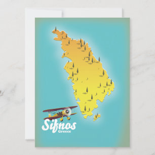 Samos Grieks Eiland kaart