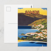 Samos Travel Briefkaart (Voorkant / Achterkant)