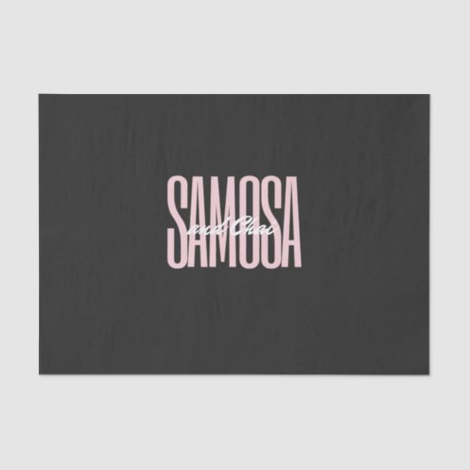 samosa en chai T-Shirt Tissuepapier (Voorkant)