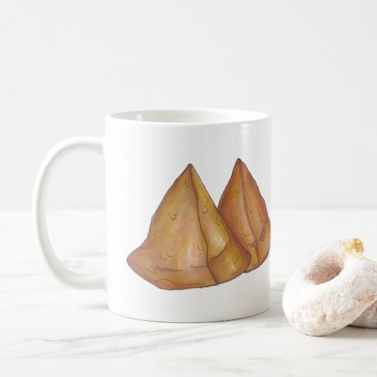 Samosa Indian Food Samosa Mok voor kokerfokkerij (Met donut)