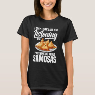 Samosa's maken Samosa eten Indiaas voedsel groente T-shirt