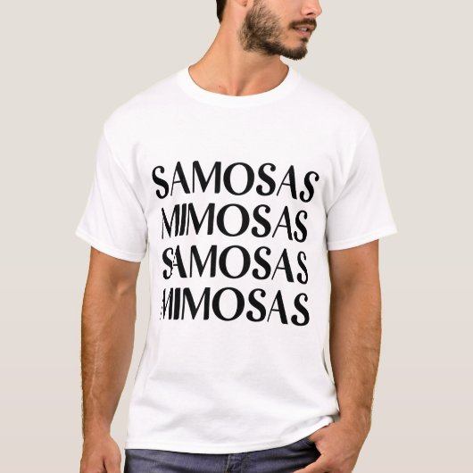 samosas mimosas samosas mimosas t-shirt (Voorkant)
