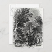 Samoset, de Indiase bezoeker Briefkaart (Voorkant / Achterkant)