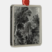 Samoset, de Indiase bezoeker Metalen Ornament (Rechts)