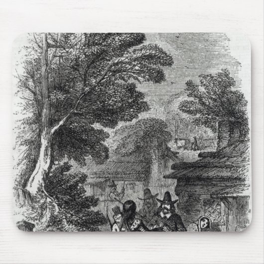 Samoset, de Indiase bezoeker Muismat (Voorkant)