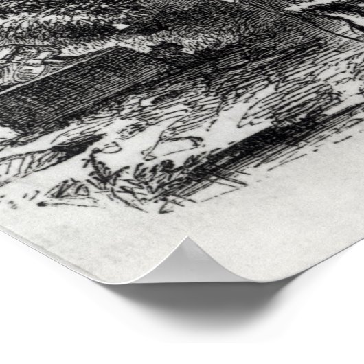 Samoset, de Indiase bezoeker Poster (Hoek)