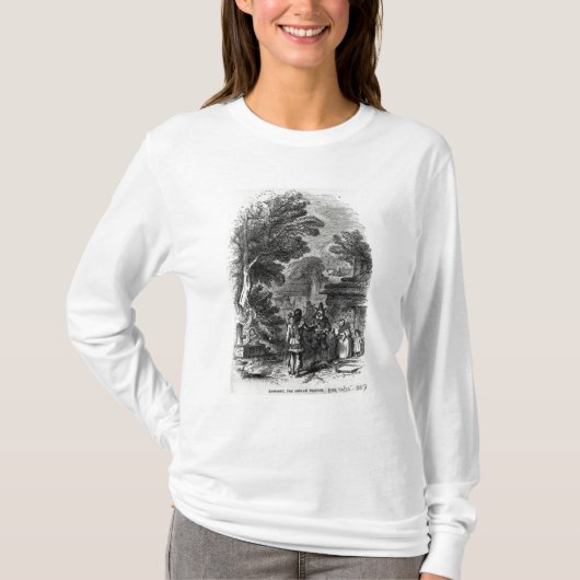 Samoset, de Indiase bezoeker T-shirt (Voorkant)