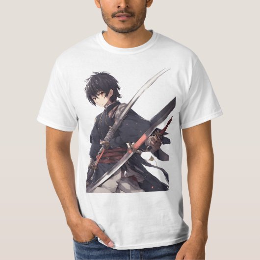 Samouraï-Warrior - T-Shirt Japans Warrior Zwaard (Voorkant)